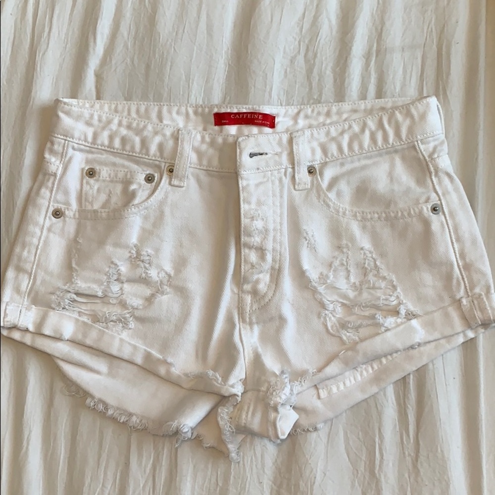 Distressed shorts